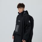 【Outperform】背包款-ACE半斜開雙拉鍊防水透氣連身式雨衣 (黑)| Webike TW