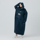 【Outperform 奧德蒙】背包款-ACE半斜開雙拉鍊防水透氣連身式雨衣 (藏青)| Webike摩托百貨