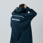 【Outperform 奧德蒙】背包款-ACE半斜開雙拉鍊防水透氣連身式雨衣 (藏青)| Webike摩托百貨