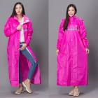 【東伸DONGSHEN】尊爵型尼龍全開雨衣  (粉紅)| Webike摩托百货