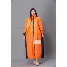 【東伸DONGSHEN】旗艦大衣型雨衣  (橘色)| Webike摩托百货