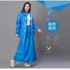 【DONGSHEN】裙擺搖搖雨衣 (藍色)| Webike TW