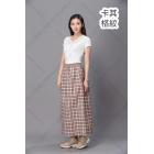 【DONGSHEN】時尚雨裙 (卡其格紋)| Webike TW