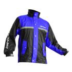 【ASTONE】兩件式運動型雨衣 (黑/藍)