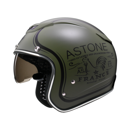 【ASTONE】SPORSTER K133 四分之三安全帽 平光綠| Webike摩托百貨