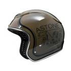 【ASTONE】SPORSTER 381G K133 彩繪 復古四分之三安全帽 (咖啡拿鐵色)| Webike摩托百貨