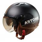 【ASTONE】CJ300 AR7 四分之三安全帽 (平黑咖)| Webike摩托百貨