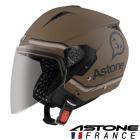 【ASTONE】RST AQ11 四分之三安全帽 (平咖啡拿鐵/卡其)| Webike摩托百貨