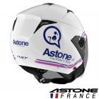 【ASTONE】RST AQ11 四分之三安全帽 (白/紫)| Webike摩托百貨