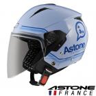 【ASTONE】RST AQ11 四分之三安全帽 (淺紫藍/藍)| Webike摩托百貨