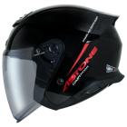 【ASTONE】DJ15 XA1 四分之三安全帽 (黑/紅)| Webike摩托百貨