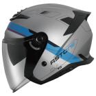 【ASTONE】DJ15 XA2 四分之三安全帽 (平灰/藍)| Webike摩托百貨
