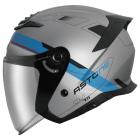 【ASTONE】DJ15 XA2 四分之三安全帽 (平灰/藍)| Webike摩托百貨