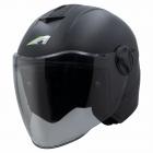 【ASTONE】MJ-S6 四分之三安全帽 (平黑)| Webike摩托百貨