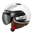 【ASTONE】CJ300 AR13 四分之三安全帽 (白/黑)| Webike摩托百貨