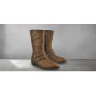 【EXUSTAR】SBT431L-W 女用車靴 (棕)| Webike摩托百货