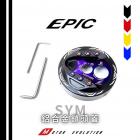 【EPIC】鋁合金鍍鈦鎖頭蓋 SYM車系| Webike摩托百貨