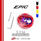 【EPIC】鋁合金鍍鈦鎖頭蓋 SYM車系| Webike摩托百貨