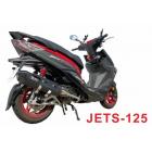 【H.B.P】【台灣合法認證】C1 白鐵全段圓管排氣管 JET S 125| Webike摩托百貨