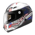 【ZEUS 瑞獅】ZS-807A ZZ5 全罩式安全帽 (白 / 藍)| Webike摩托百貨