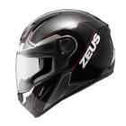 【ZEUS 瑞獅】ZS-811 AL6 全罩式安全帽 (珍珠黑 / 白紅)| Webike摩托百貨