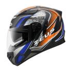 【ZEUS 瑞獅】ZS-813 AN20 全罩式安全帽 (消光黑 / 橘藍)| Webike摩托百貨