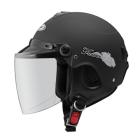 【ZEUS 瑞獅】ZS-108MJ 半罩式安全帽 (抗刮消光黑)| Webike摩托百貨