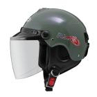 【ZEUS 瑞獅】ZS-108MJ 半罩式安全帽 (珍珠褐綠)| Webike摩托百貨