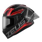 【ZEUS 瑞獅】ZS-826 BK3 全罩式安全帽 (黑 / 紅)