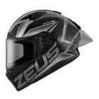 【ZEUS 瑞獅】ZS-826 BK3 全罩式安全帽 (黑 / 銀)