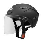 【ZEUS 瑞獅】ZS-126DC 素色 半罩安全帽 (消光黑)| Webike摩托百貨