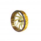 【MOTOR BROTHER】MB Strong war/BWS Black Power Whirlwind two-piece titanium metal chute bowl male-blade gold| Webike TW