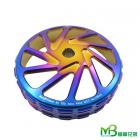 【MOTOR BROTHER】YAMAHA S MAX/FORCE 155 Black power Cyclone Titanium Plating Clutch Cover (Competitive version )| Webike TW