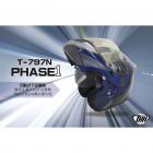 【THH】T-797N PHASE1 可掀式安全帽 (白/灰藍)| Webike摩托百貨