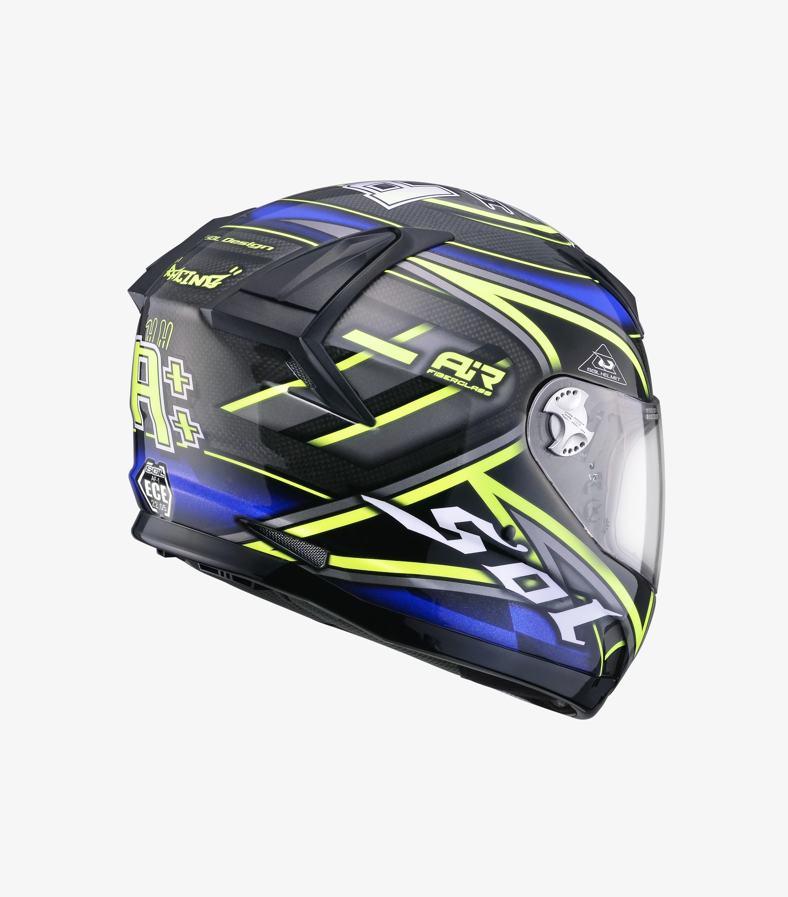 Sol Af 1 A 黑 藍全罩安全帽 Af 1car 8 Webike摩托百貨 Sol Af 1 A 黑 藍全罩安全帽 Af 1car 8 Webike摩托百貨