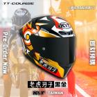 【KYT】TT-COURSE 老虎牙子聯名 全罩安全帽 (黑金)| Webike摩托百貨