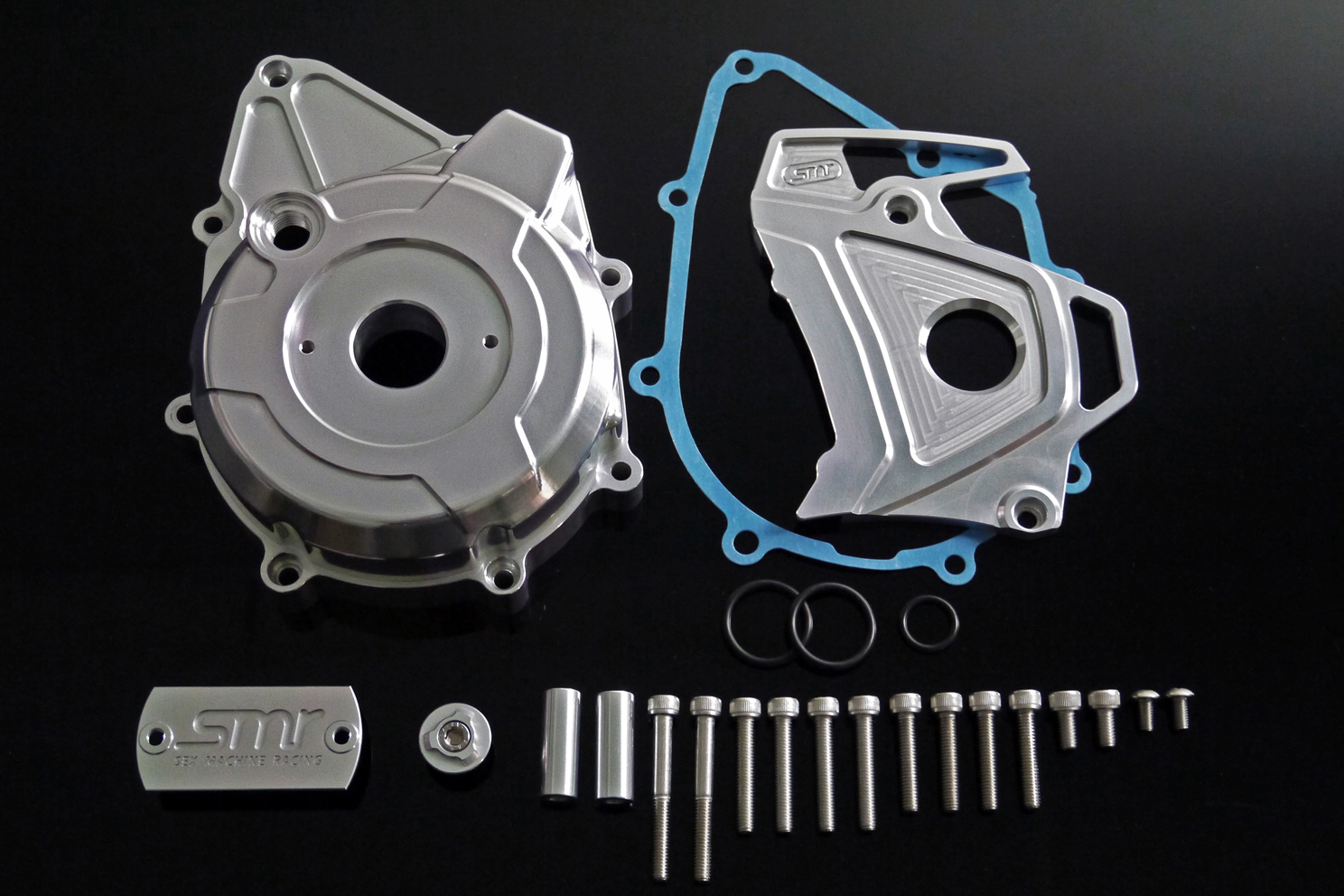 【SMR】CNC STATOR COVER  (HONDA MSX-125/GROM-125) (SILVER)