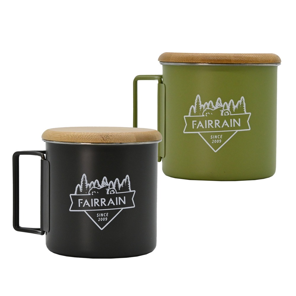 【FairRain 飛銳】荒野不鏽鋼折疊杯 (2入)