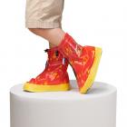 【FairRain 飛銳】英雄卡通兒童中筒鞋套 (元氣紅)| Webike摩托百貨