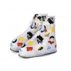 【FairRain 飛銳】英雄卡通兒童中筒鞋套 (勇敢白)| Webike摩托百貨