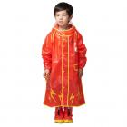 【FairRain 飛銳】兒童英雄前開式風雨衣 (元氣紅)| Webike摩托百貨