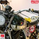 【庫帆GarageSaiL】長桿夾式後照鏡 3吋圓 黑 (單支)| Webike摩托百貨