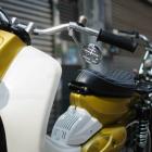 【庫帆GarageSaiL】短桿夾式後照鏡 3吋圓流線 銀 (單支)| Webike摩托百貨