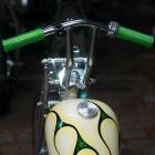 【庫帆GarageSaiL】橫條紋橡膠握把套 - 金蔥綠| Webike摩托百貨