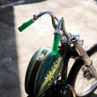 【庫帆GarageSaiL】橫條紋橡膠握把套 - 金蔥綠| Webike摩托百貨