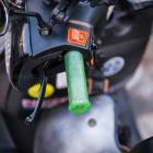 【庫帆GarageSaiL】橫條紋橡膠握把套 - 金蔥綠| Webike摩托百貨