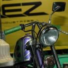 【庫帆GarageSaiL】橫條紋橡膠握把套 - 金蔥綠| Webike摩托百貨