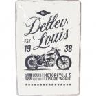 【Louis】Louis 80週年紀念版金屬牌 | Webike摩托百貨