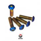 【WIZH】THE Stainless Steel Titanium Plating Screw| Webike摩托百貨