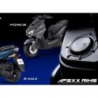 【APEXX】碳纖維油箱蓋環 壓花紋路 山葉車款 (小圈)| Webike摩托百貨